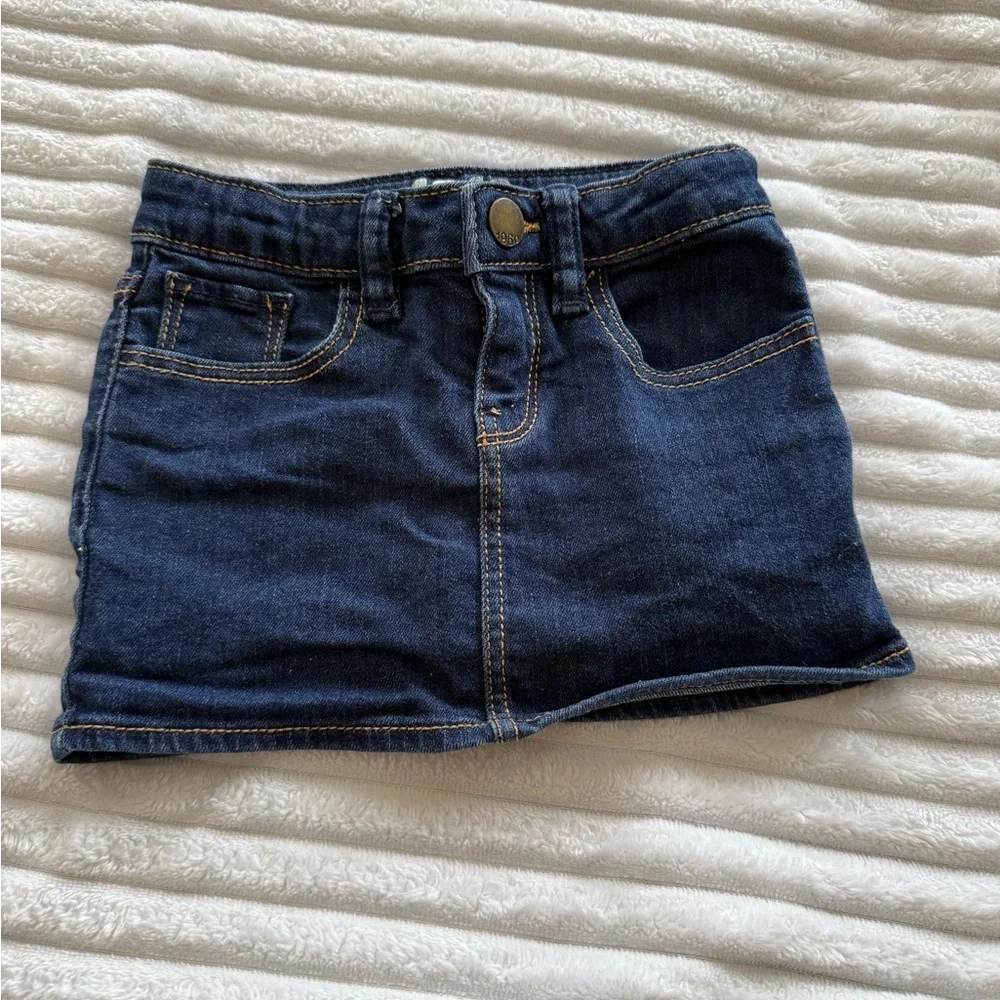 GAP Dark Blue Kids Denim Skirt